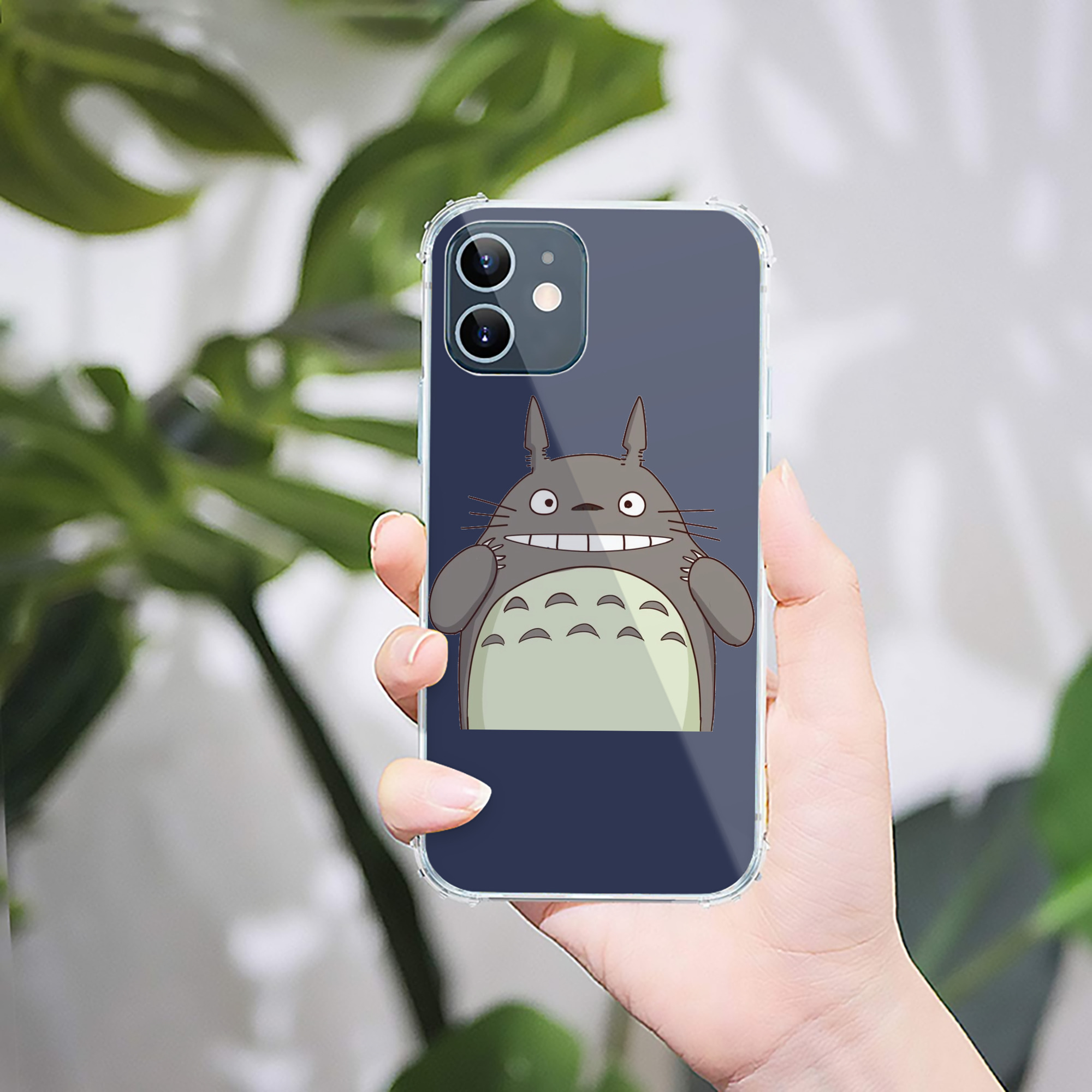 （画像用） となりのトトロ 草壁メイ 草壁サツキ My Neighbor Totoro Satsuki Kusakabe Mei Kusakabe 【iPhone 12シリーズ対応】透明スマホケース（クリアソフトケース）